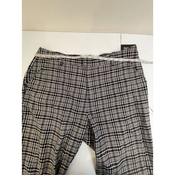 Hot Topic black white women’s plaid trousers 2 or 2X. NWT - Picture 3 of 7